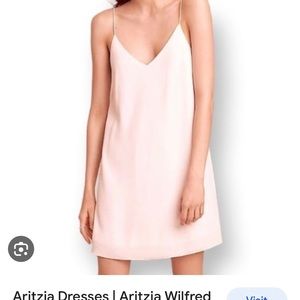 Aritzia Free Vivienne Dress -pale pink XS